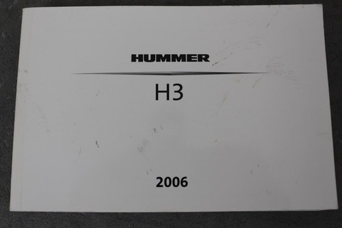 Hummer betriebsanleitung - hummer, h3